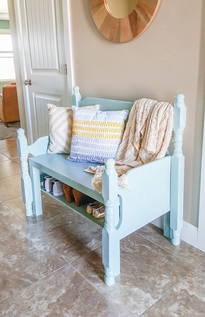 Best ideas about DIY Entry Bench
. Save or Pin DIY Entryway Bench from Thrifted Finds Now.