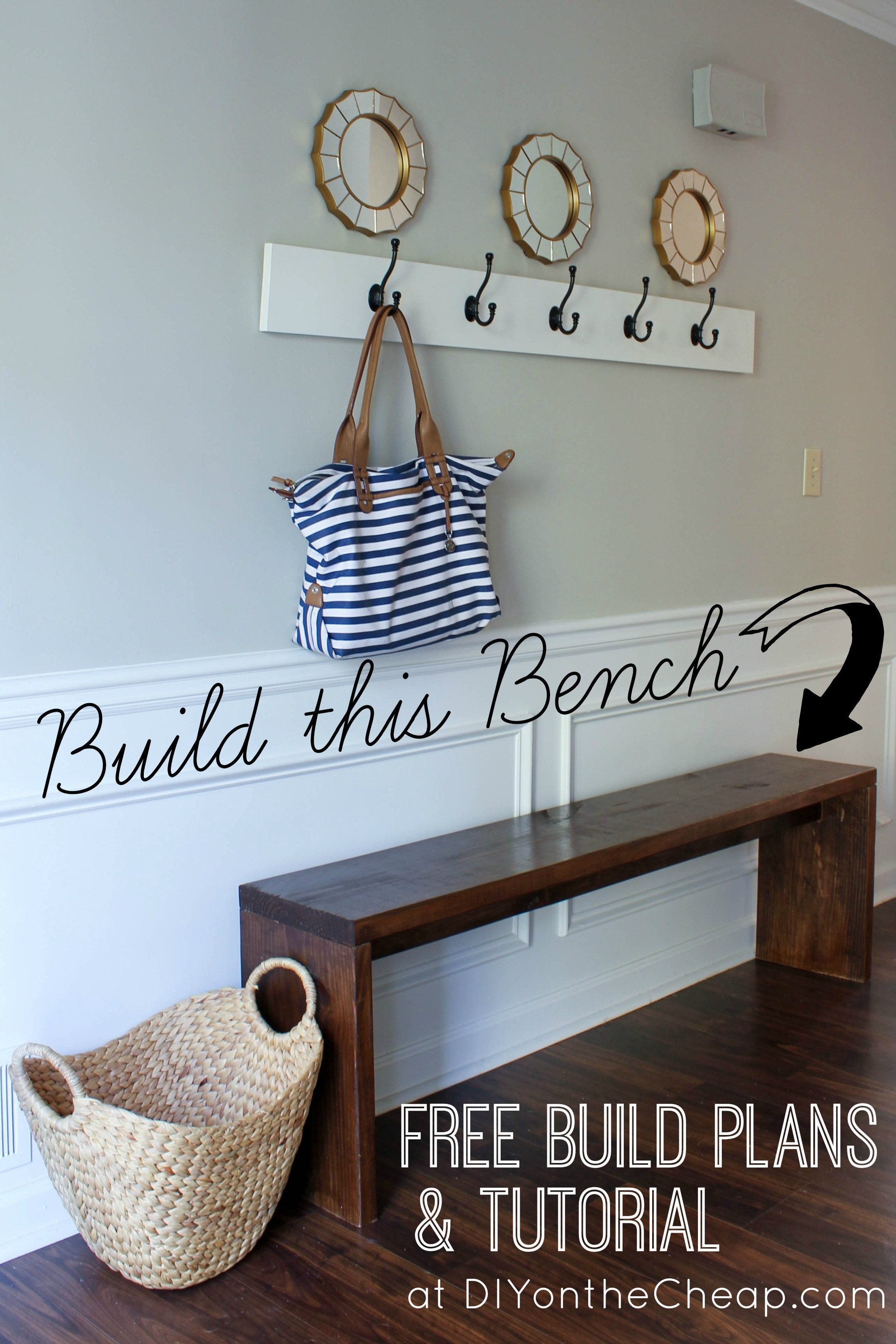 Best ideas about DIY Entryway Bench Plans
. Save or Pin Entryway Bench Plans & Tutorial Erin Spain Now.