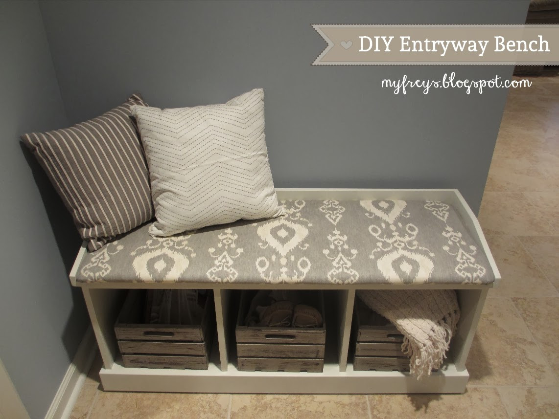 Best ideas about DIY Entryway Bench Plans
. Save or Pin Chad and Elana Frey DIY Entryway Bench Now.