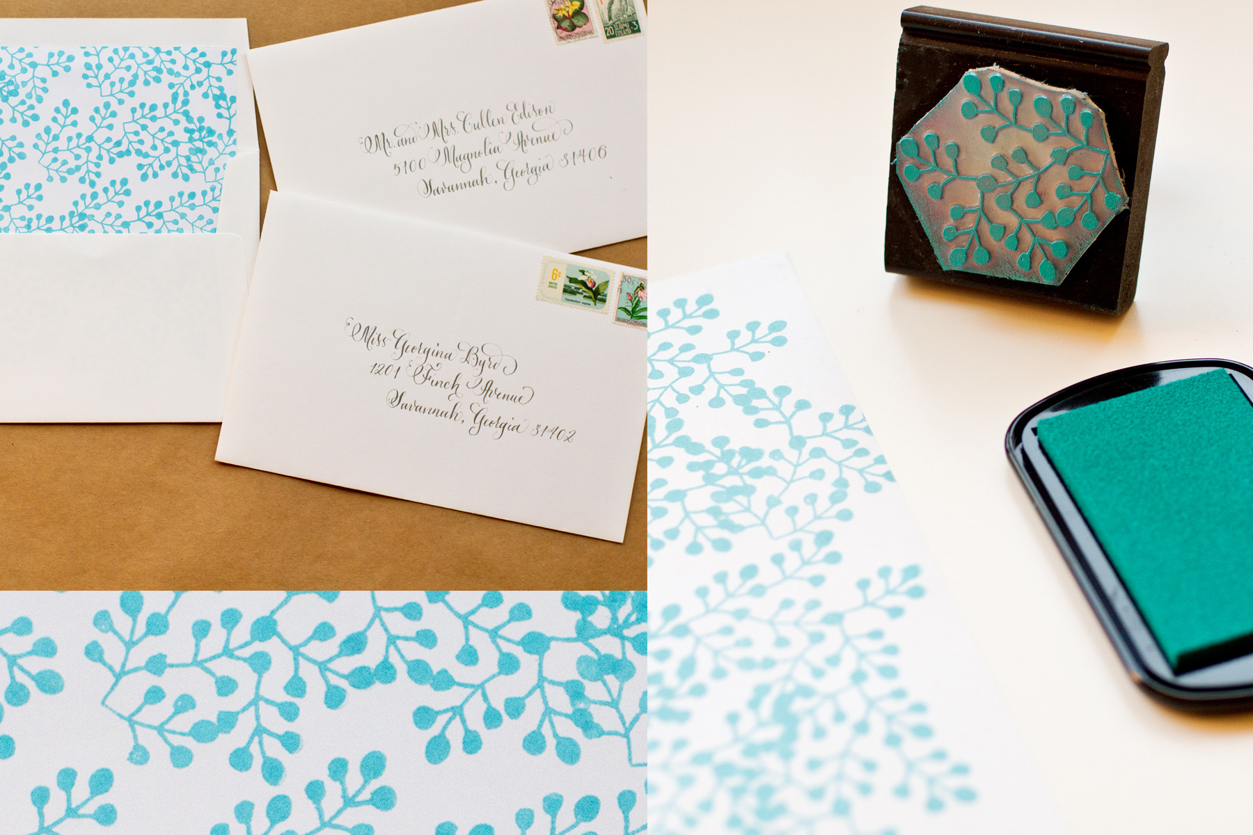 Best ideas about DIY Envelope Liners
. Save or Pin DIY Rubber Stamp Pattern Envelope Liners Now.