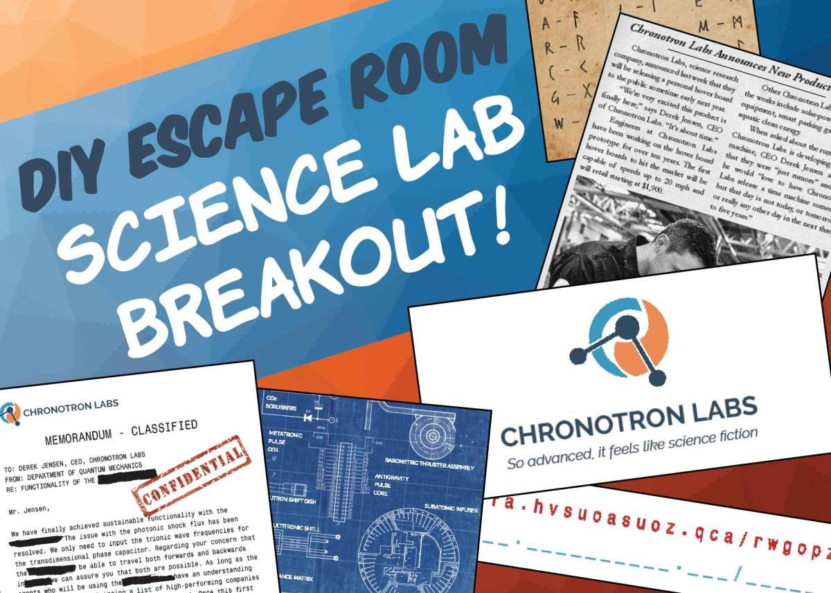 Best ideas about DIY Escape Room Game
. Save or Pin DIY Escape Room Kit Science Lab Breakout The Game Gal Now.