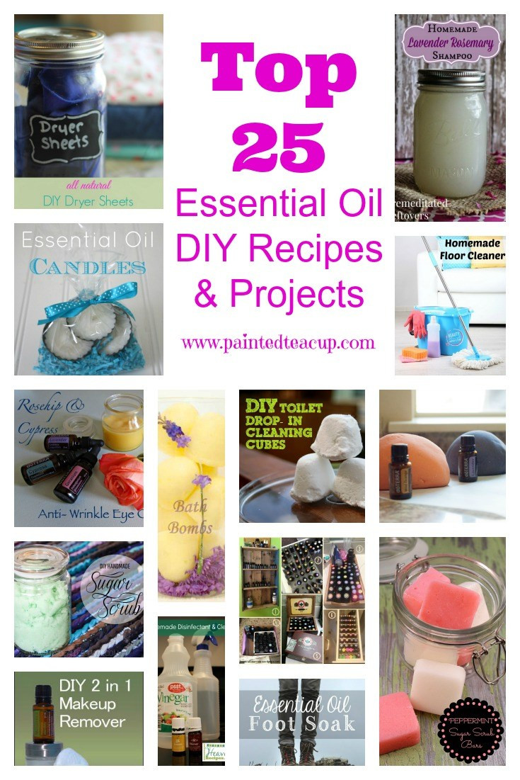 Best ideas about DIY Essential Oil Recipes
. Save or Pin Top 25 Essential Oil DIY Recipes & Projects DIY Cleaning Now.