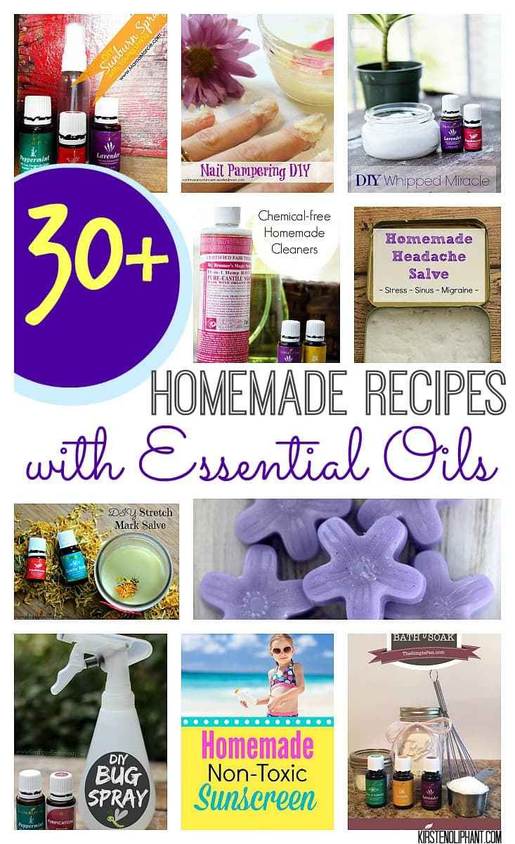 Best ideas about DIY Essential Oil Recipes
. Save or Pin 30 Plus Homemade Recipes with Essential Oils Kirsten Now.