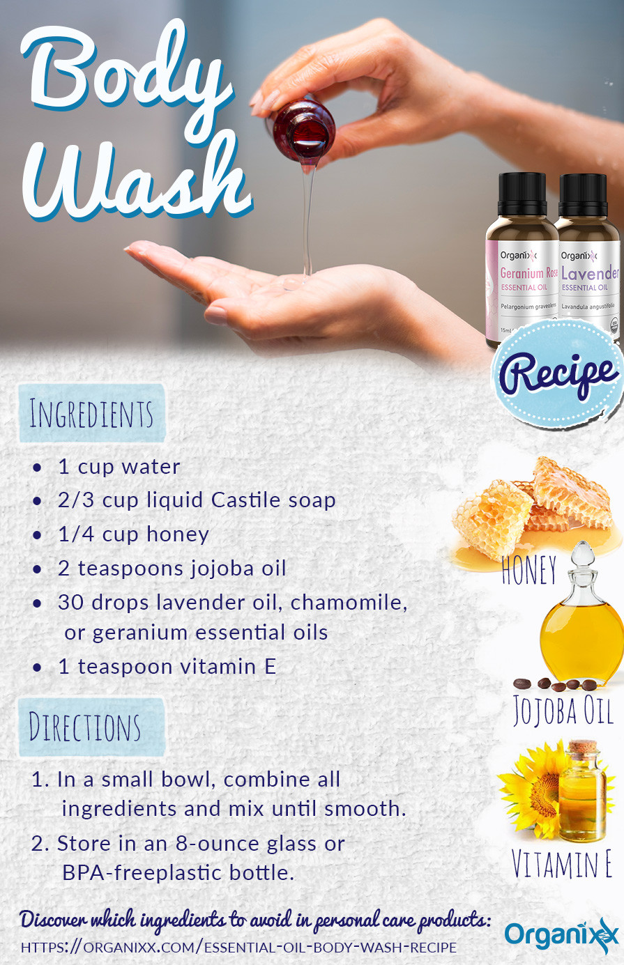 Best ideas about DIY Essential Oil Recipes
. Save or Pin DIY Essential Oil Body Wash Recipe Now.