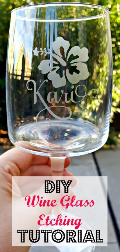 Best ideas about DIY Etched Wine Glasses
. Save or Pin DIY Etched Glass Easy Step by Step Tutorial Leap of Now.