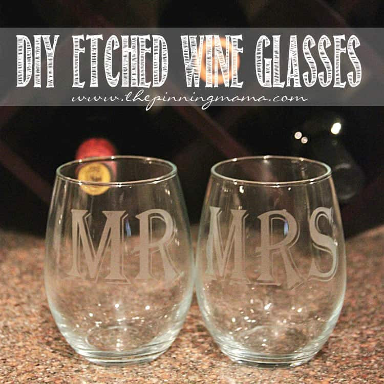 Best ideas about DIY Etching Glass
. Save or Pin How to Make Etched Glass Wine Glasses Now.
