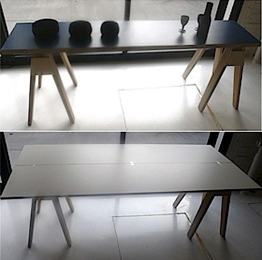 Best ideas about DIY Expanding Table
. Save or Pin copy this hinged folding expanding table top Now.