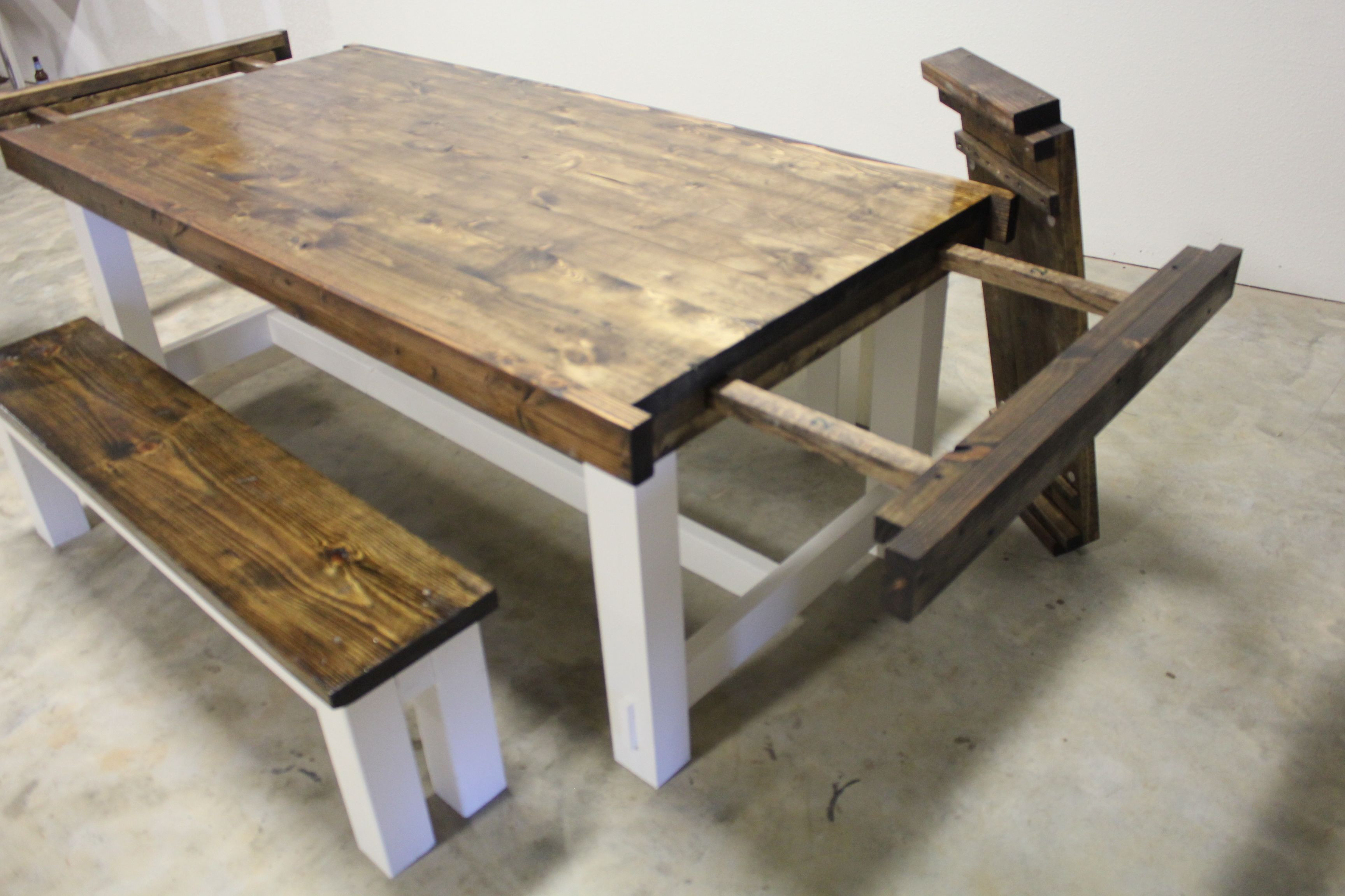 Best ideas about DIY Extendable Dining Table
. Save or Pin expandable leaf farmhouse table from James James Now.
