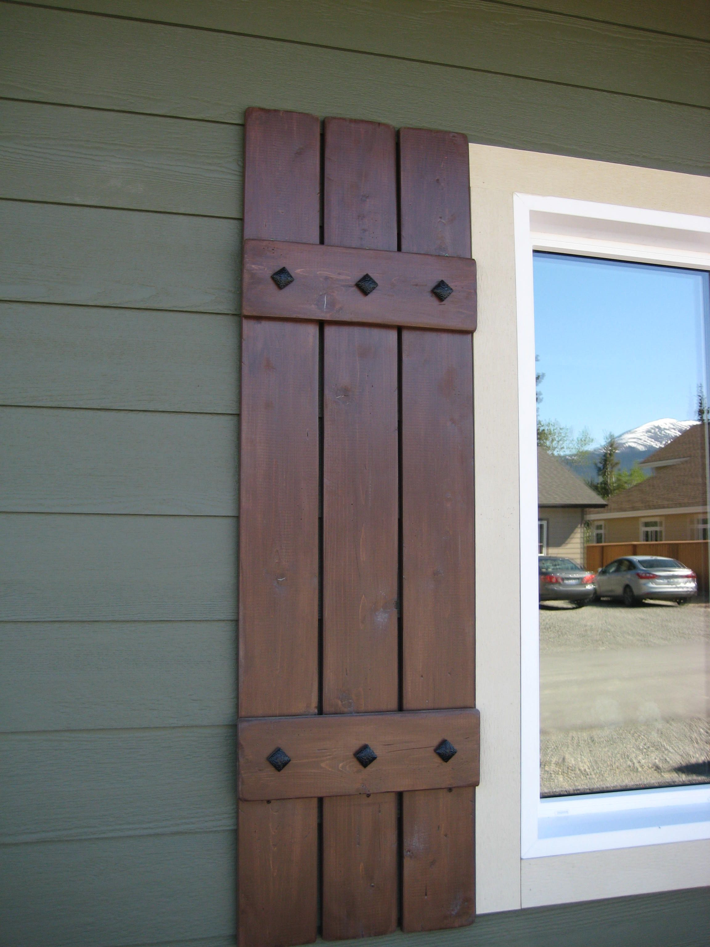 Best ideas about DIY Exterior Shutters
. Save or Pin Cedar shutters Jesse s parents in 2019 Now.
