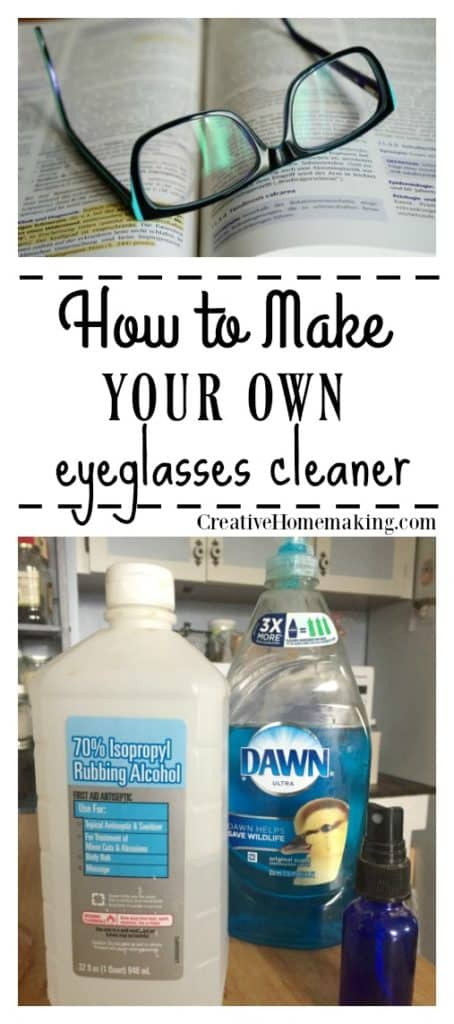 Best ideas about DIY Eyeglass Cleaner
. Save or Pin DIY Eyeglasses Cleaning Solution Creative Homemaking Now.