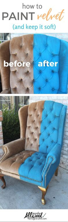 Best ideas about DIY Fabric Paint
. Save or Pin Painting Upholstered Furniture on Pinterest Now.