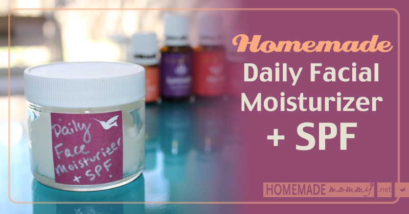 Best ideas about DIY Face Lotion
. Save or Pin Homemade Daily Facial Moisturizer SPF Homemade Mommy Now.