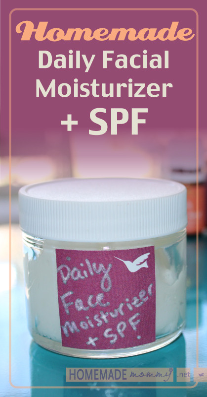 Best ideas about DIY Face Moisturizer
. Save or Pin Homemade Daily Facial Moisturizer SPF Homemade Mommy Now.
