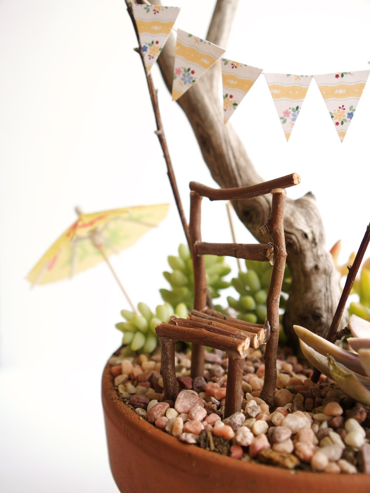 Best ideas about DIY Fairy Garden Furniture
. Save or Pin Fairy Furniture A Stick Chair for your Fairy Garden Now.