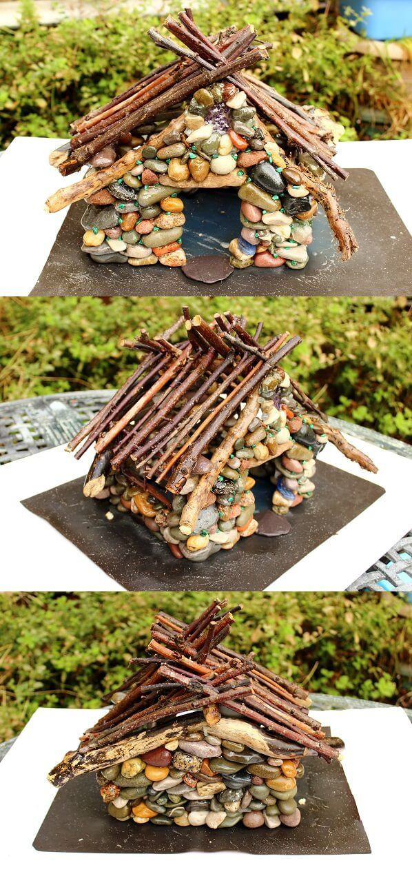 Best ideas about DIY Fairy House
. Save or Pin DIY Pebble Fairy House Tutorial Fairie Homes Now.