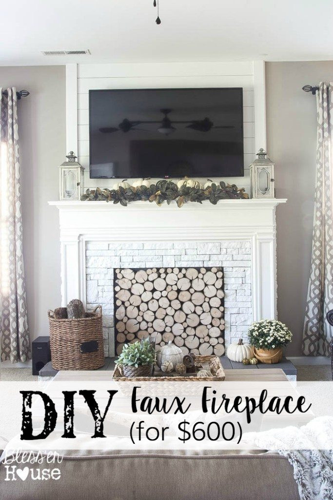 Best ideas about DIY Fake Fireplace
. Save or Pin DIY Faux Fireplace Entertainment Center Part e Bless Now.