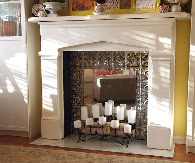 Best ideas about DIY Fake Fireplace
. Save or Pin DIY Faux Fireplace • The Bud Decorator Now.
