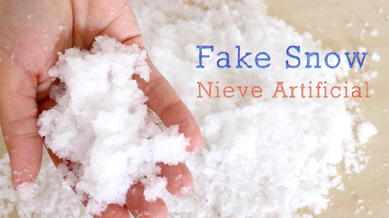 Best ideas about DIY Fake Snow
. Save or Pin Making Fake Snow o hacer Nieve Artificial DIY Now.