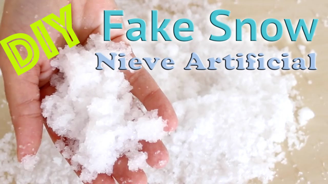 Best ideas about DIY Fake Snow
. Save or Pin HOW TO MAKE FAKE SNOW NIEVE ARTIFICIAL DIY Now.