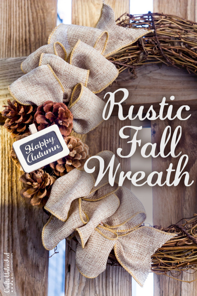 Best ideas about DIY Fall Crafts
. Save or Pin DIY Fall Wreath Rustic Burlap Crafts Unleashed Now.