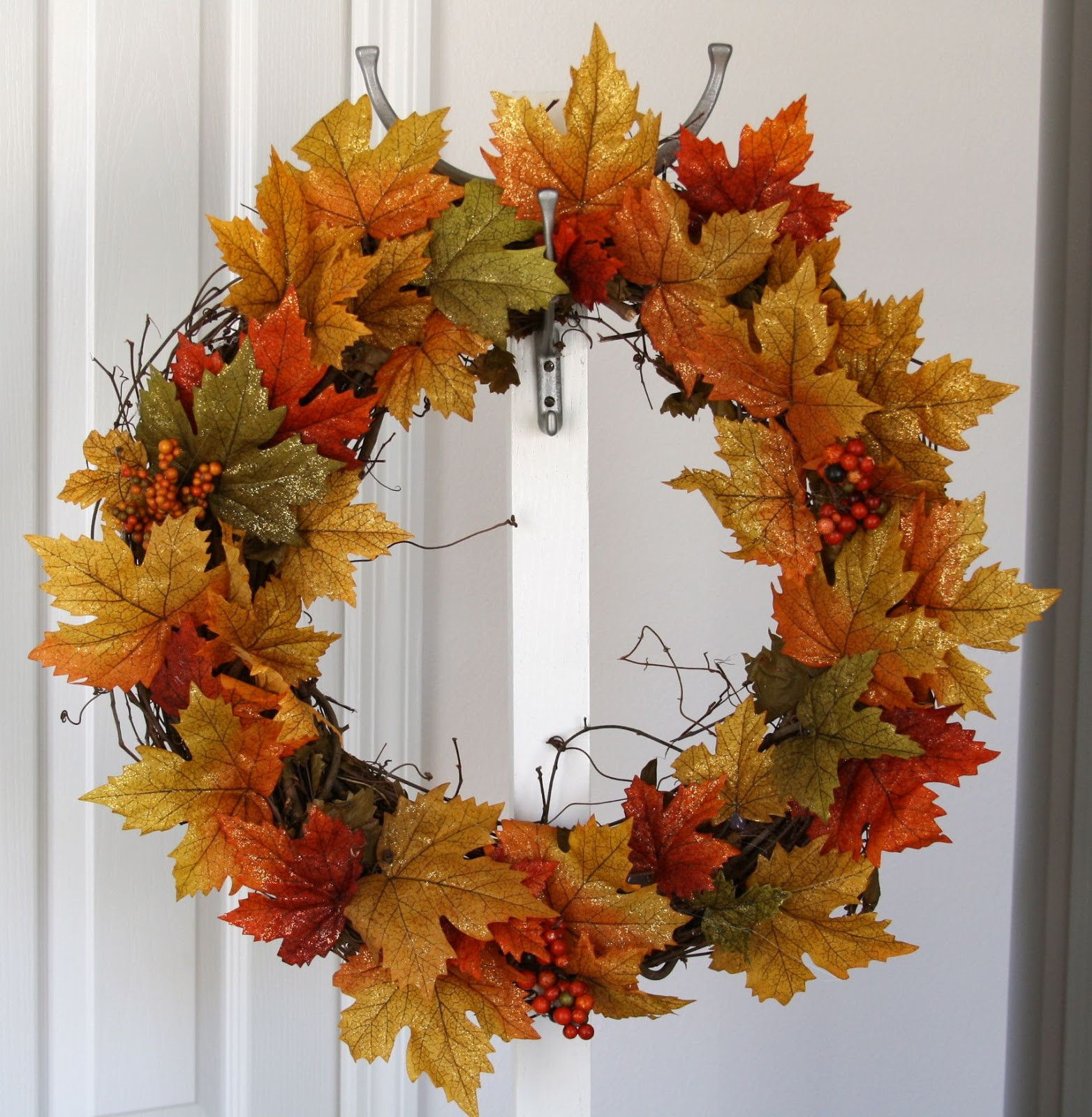 Best ideas about DIY Fall Wreath
. Save or Pin Simply Silver DIY Fall Wreath Now.