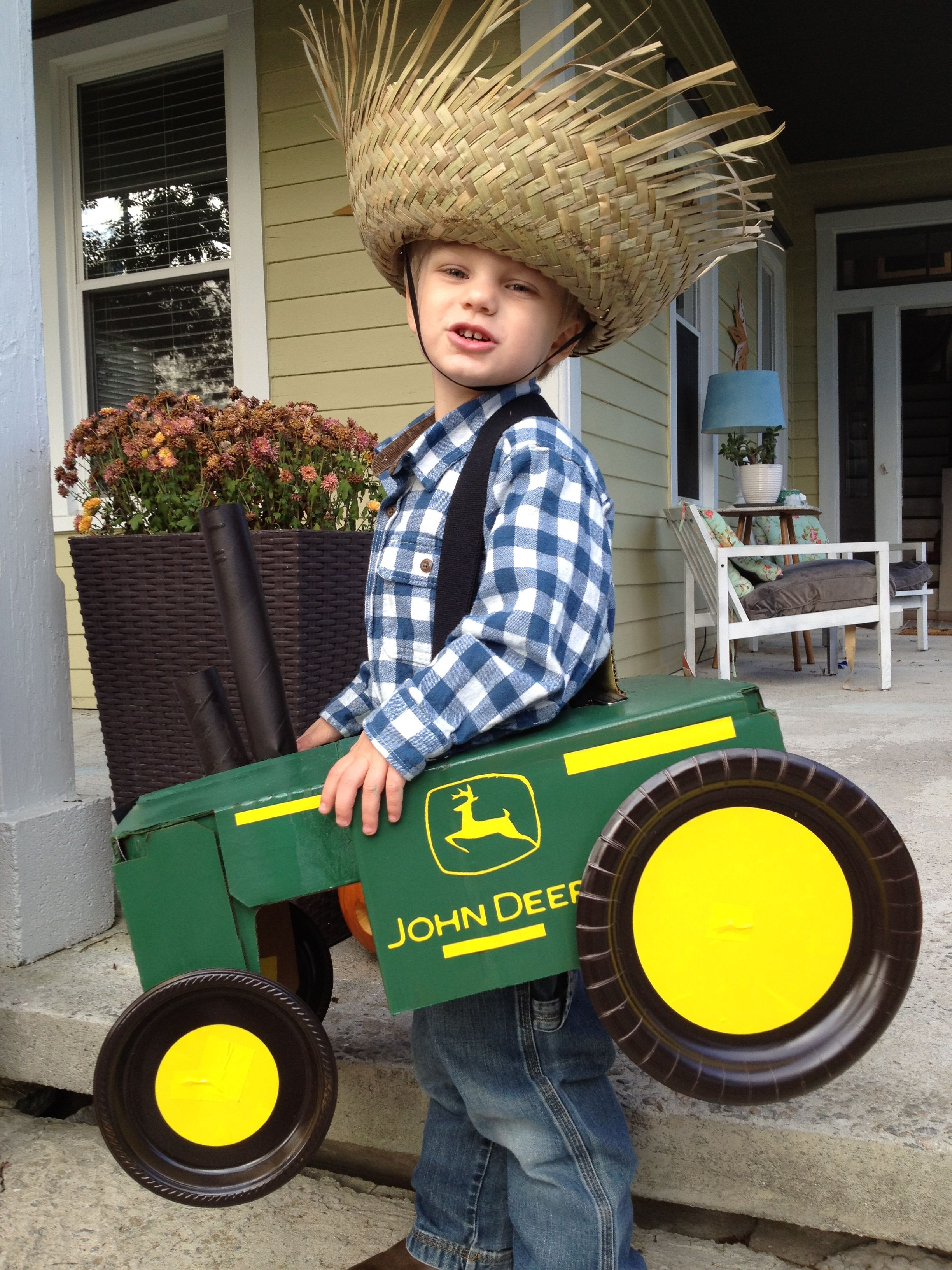 Best ideas about DIY Farmer Costume
. Save or Pin DIY Farmer costume and love those chairs in background Now.