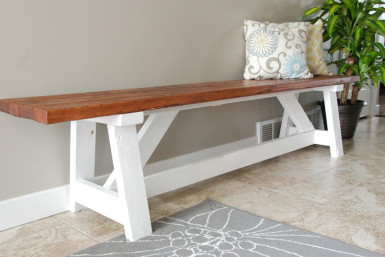 Best ideas about DIY Farmhouse Benches
. Save or Pin DIY Project Farmhouse Bench The Home Depot Now.