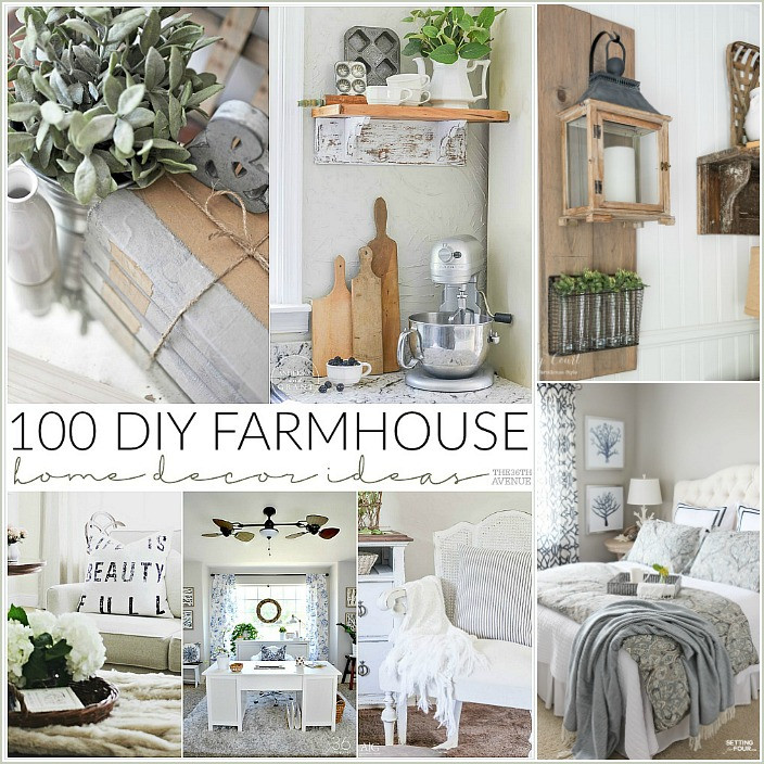 Best ideas about DIY Farmhouse Decor
. Save or Pin 100 DIY Farmhouse Home Decor Ideas The 36th AVENUE Now.