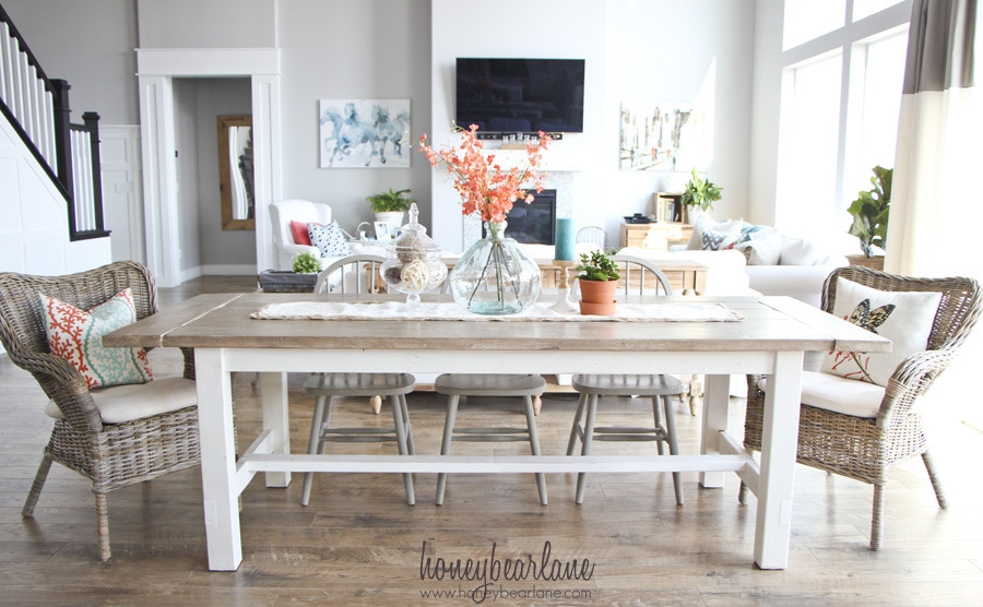 Best ideas about DIY Farmhouse Table Ana White
. Save or Pin DIY Farmhouse Table and Bench HoneyBear Lane Now.