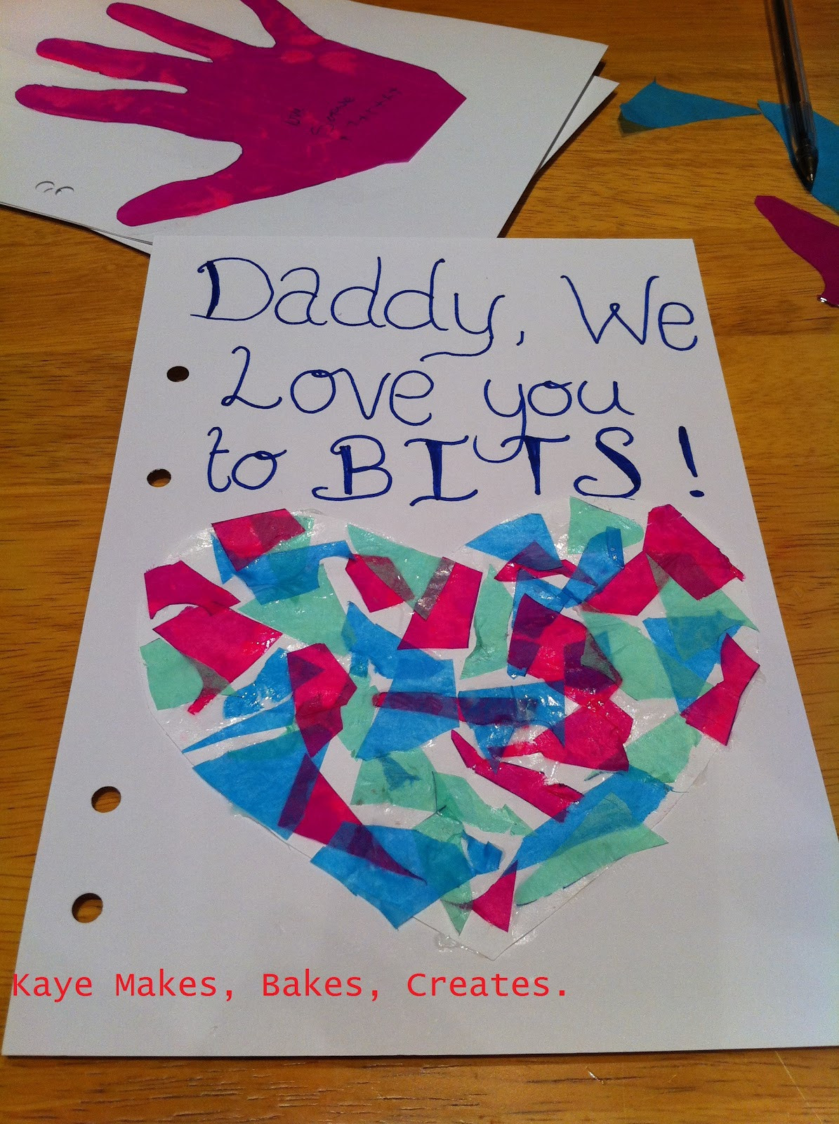 Best ideas about DIY Fathers Day Cards
. Save or Pin Kaye Makes Bakes Creates DIY Father s Day Card Book Now.