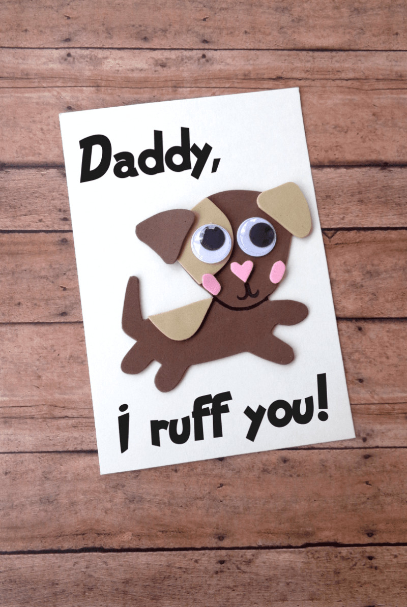 Best ideas about DIY Fathers Day Cards
. Save or Pin DIY Dog Themed Father s Day Card For Dads · The Now.