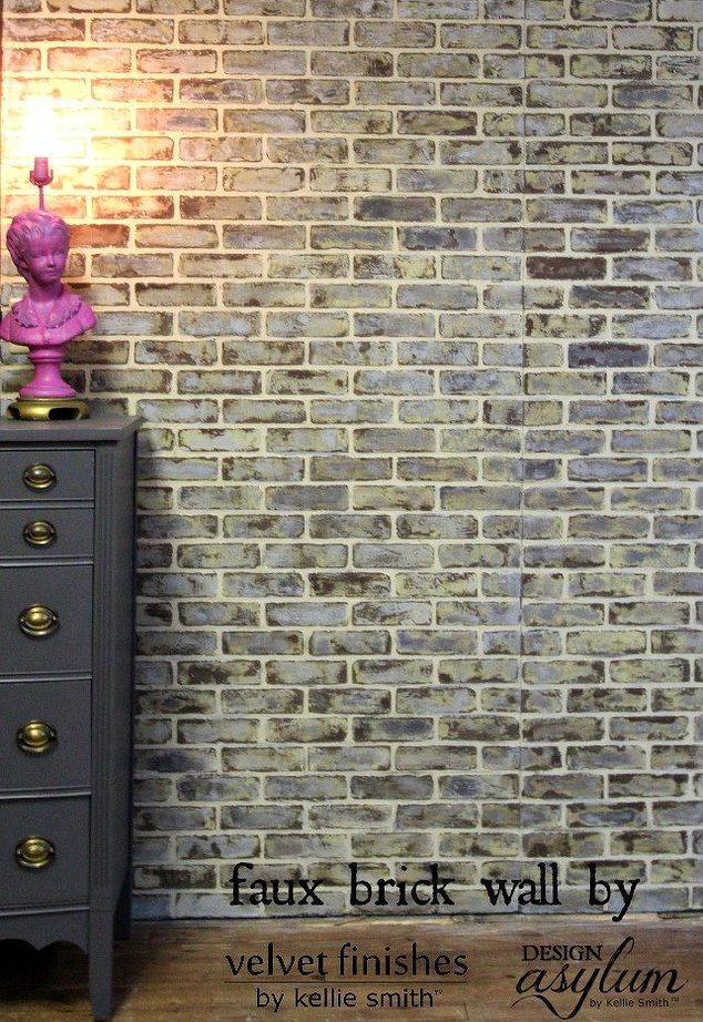 Best ideas about DIY Faux Brick Wall
. Save or Pin DIY Making Faux Brick Walls Look Old Now.