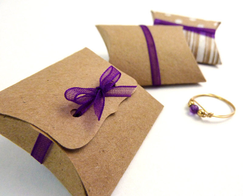 Best ideas about DIY Favor Box
. Save or Pin Mini Pillow Boxes 25 DIY Kraft favor boxes 2 by Now.