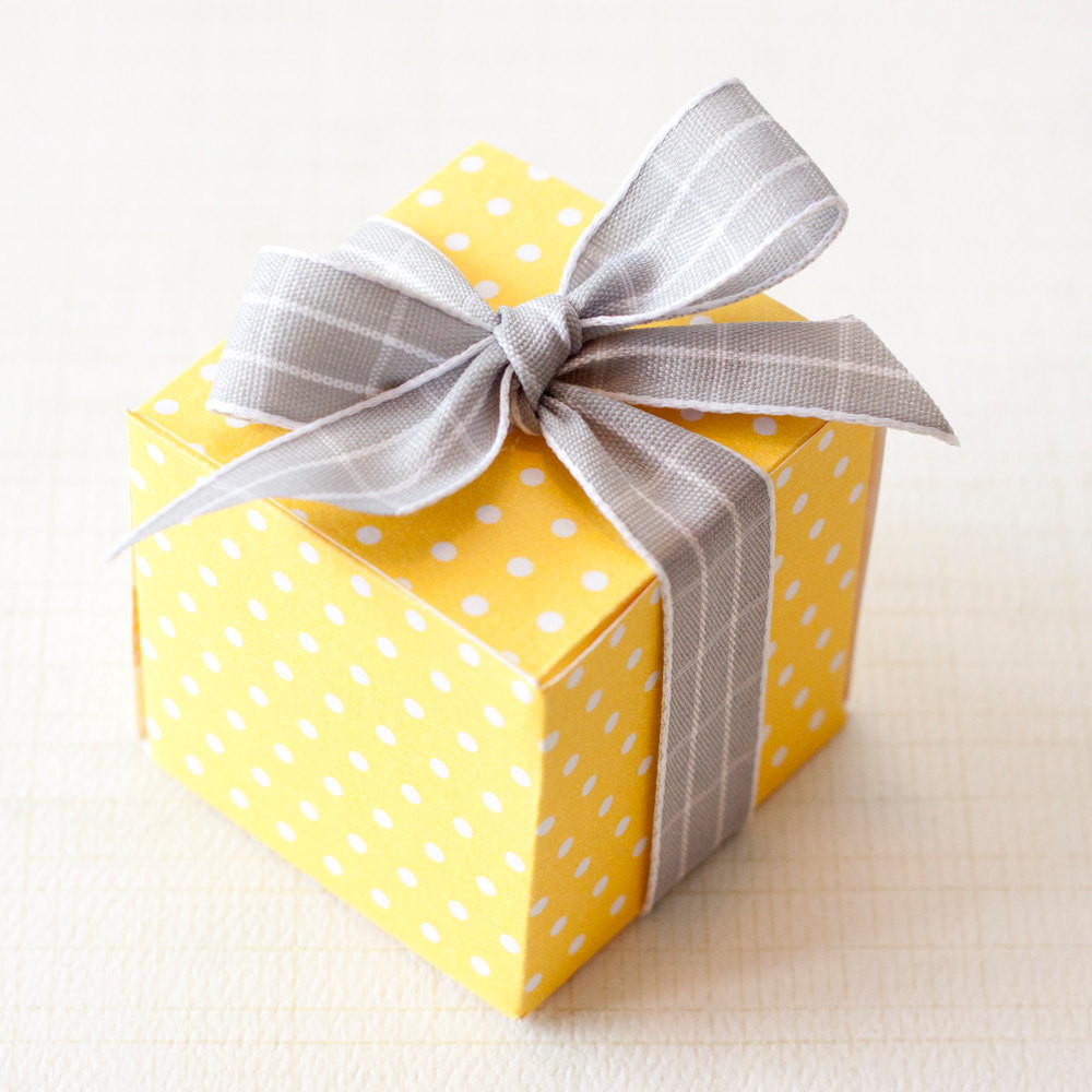 Best ideas about DIY Favor Boxes
. Save or Pin Sunshine Yellow Polka Dot PRINTABLE DIY Gift by Now.