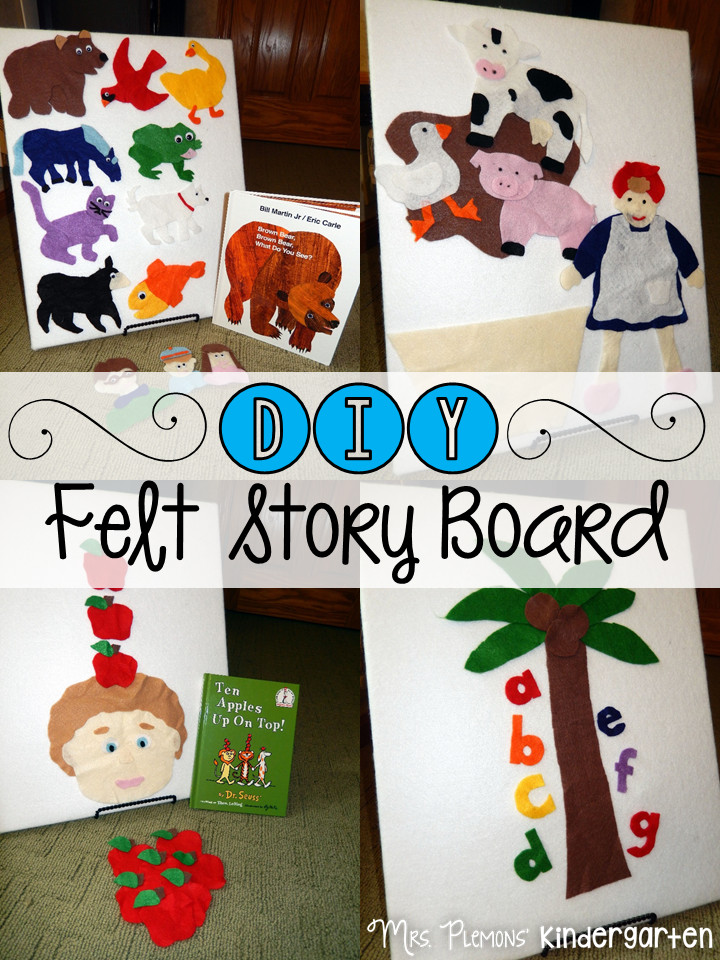 Best ideas about DIY Felt Board
. Save or Pin DIY Felt Board for Story Retelling Mrs Plemons Now.