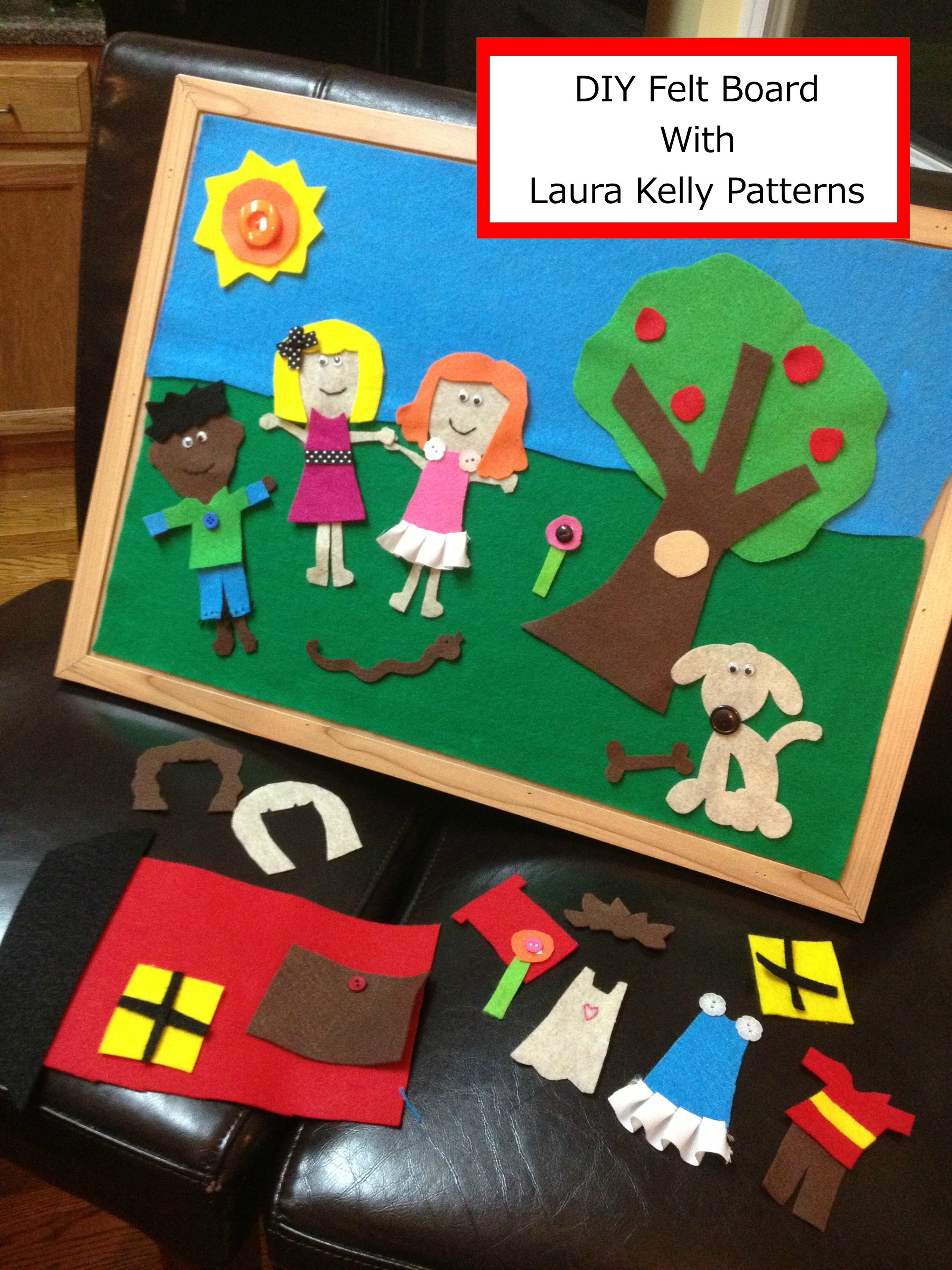 Best ideas about DIY Felt Board
. Save or Pin DIY Felt Board with Free Patterns Laura Kelly s Inklings Now.