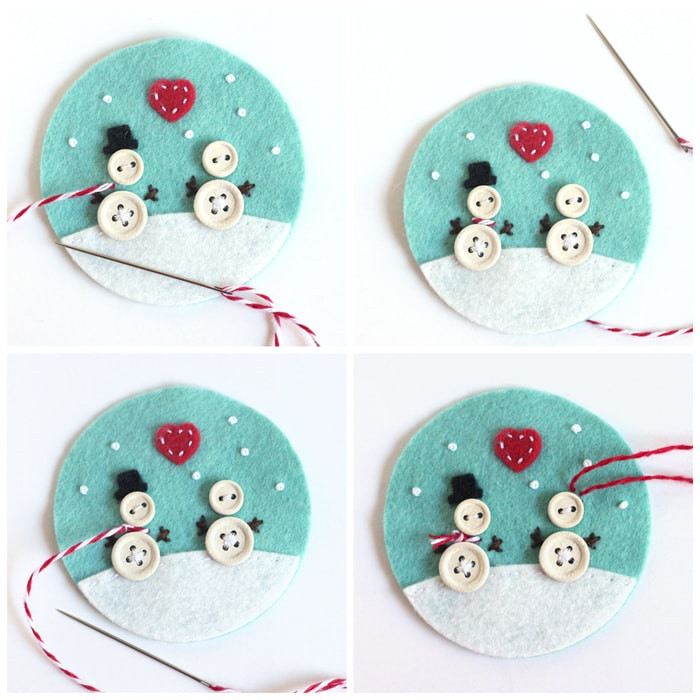 Best ideas about DIY Felt Christmas Ornaments
. Save or Pin Button and Felt DIY Christmas Ornaments Cutesy Crafts Now.