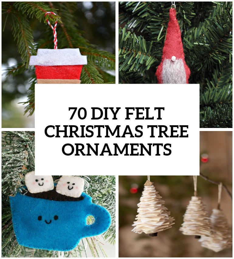 Best ideas about DIY Felt Christmas Trees
. Save or Pin 70 DIY Felt Christmas Tree Ornaments Shelterness Now.