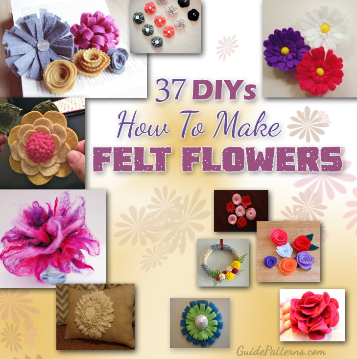 Best ideas about DIY Felt Flowers
. Save or Pin How To Make Felt Flowers 37 DIY Tutorials Now.