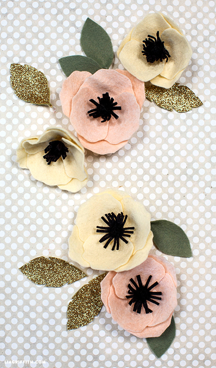 Best ideas about DIY Felt Flowers
. Save or Pin DIY Felt Flower Anemone Lia Griffith Now.