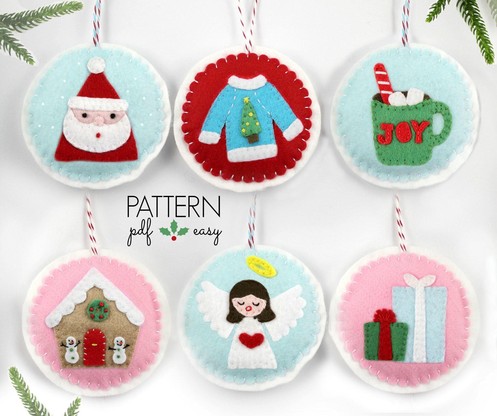 Best ideas about DIY Felt Ornaments
. Save or Pin PDF Pattern Christmas Tree Ornament Felt Pattern Felt Now.