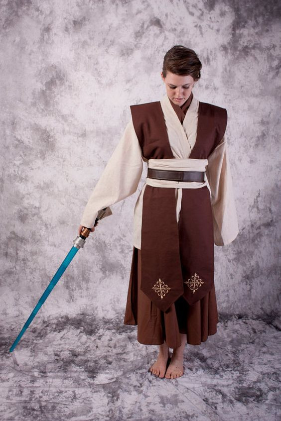 Best ideas about DIY Female Jedi Costume
. Save or Pin Female Star Wars Costume Tunic Skirt set jedi Halloween Now.
