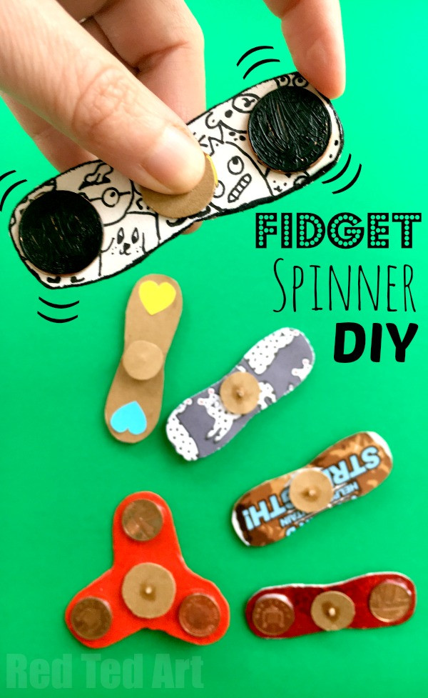 Best ideas about DIY Fidget Spinner
. Save or Pin How to Make a Fid Spinner DIY Red Ted Art s Blog Now.