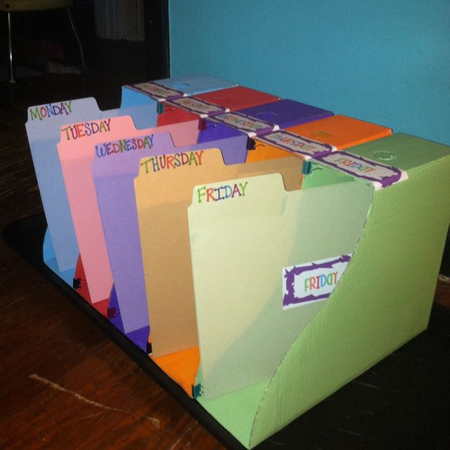 Best ideas about DIY File Folder Organizer
. Save or Pin DIY classroom daily organizer magazine boxes from IKEA Now.
