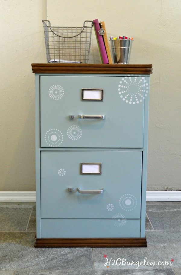 Best ideas about DIY Filing Cabinet
. Save or Pin Wood Trimmed Filing Cabinet Makeover H2OBungalow Now.