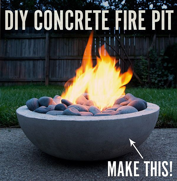 Best ideas about DIY Fire Bowl
. Save or Pin Fiery DIY Make Your Own Super Cool Modern Concrete Fire Pit Now.