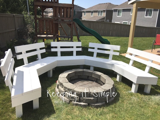 Best ideas about DIY Fire Pit Bench
. Save or Pin DIY Fire Pit Bench with Step by Step Insructions • Keeping Now.