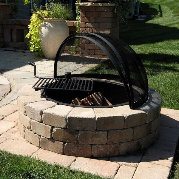 Best ideas about DIY Fire Pit Grill Grate
. Save or Pin Rockwood Fire Ring with Cooking Grate material to build Now.