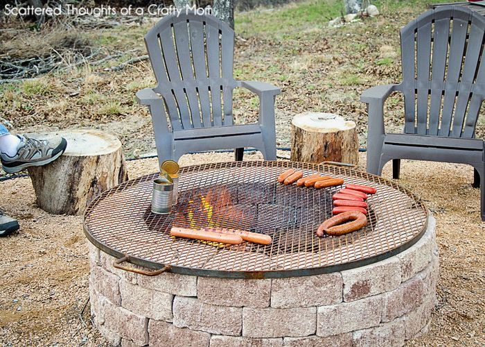 Best ideas about DIY Fire Pit Grill Grate
. Save or Pin Simple DIY Outdoor Fire Pitt faire soit même un simple Now.