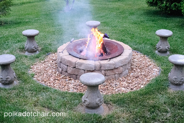 Best ideas about DIY Fire Pit Seating
. Save or Pin DIY Outdoor Firepit Seating on polka dot chair blog Now.